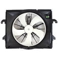 thumbnail image 1 of Dual Radiator and Condenser Fan Assembly - Cooling Direct Fit/For CH3115164 09-12 Dodge RAM Pickup 3.7L V6 (Exclude Megacab) - Without Fan Control Module Fits select: 2009-2012 DODGE RAM 1500, 1 of 3