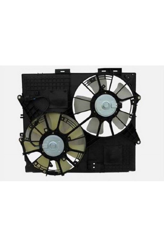 Dual Radiator and Condenser Fan Assembly - Cooling Direct Fit/For GM3120105 08-09 Cadillac CTS Sedan, 04-08 SRX 3.6/4.6L Without Towing - STS Without Extra Duty