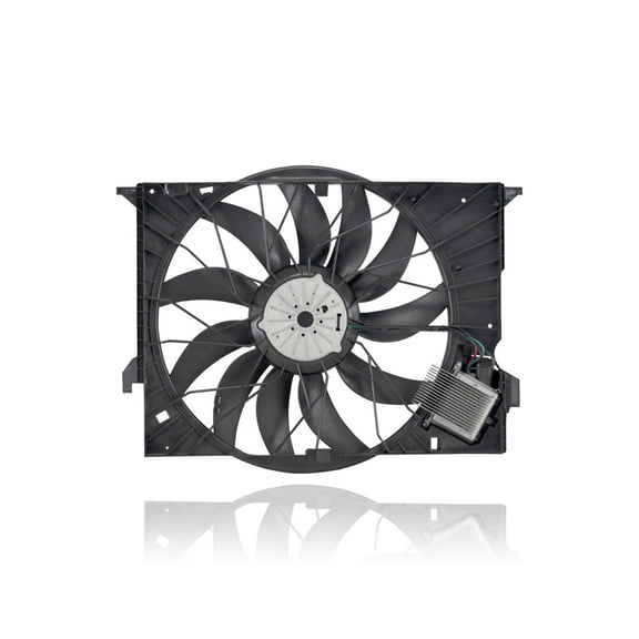 Dual Radiator and Condenser Fan Assembly - Cooling Direct Fit/For MB3115121 08-10 Mercedes-Benz S-Class, 07-09 CLS-Class, 07-14 CL-Class, 07-09 E-Class