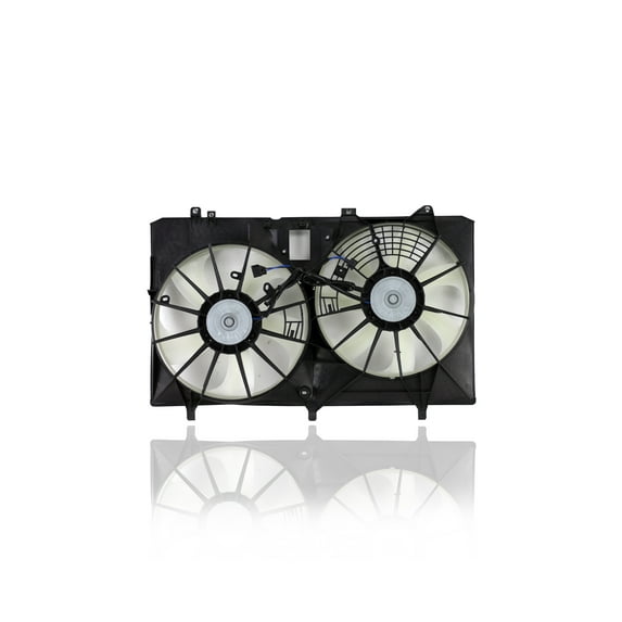 Dual Radiator and Condenser Fan Assembly - Cooling Direct For/Fit TO3115168 10-15 Lexus RX 350 CANADA/JAPAN-BUILD WITH TOW PACKAGE ONLY 11-16 Toyota Sienna 3.5L w/o Fan ControlModule 11-13 Sienna 2.7L