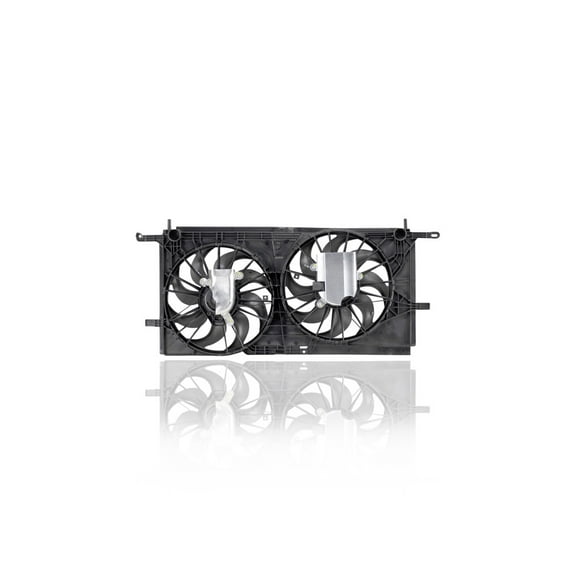Dual Radiator and Condenser Fan Assembly - Pacific Best Inc. Compatible/Replacement for '01-07 Pontiac Montana/Rendezvous/Silhouette/Venture Without Rear AC 6Cy - 10312887