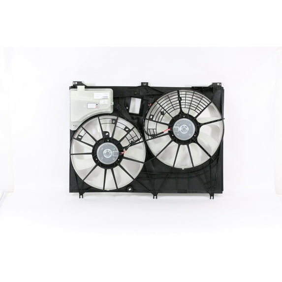 Dual Radiator and Condenser Fan Assembly - Pacific Best Inc. Fit/For 167110P240 14-19 Toyota Highlander 3.5L V6 With Tow Package, 17-18 Highlander 3.5L