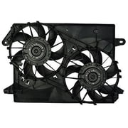 Dual Radiator and Condenser Fan Assembly - Pacific Best Inc. Fit/For CH3115132 05-08 Dodge Magnum, 05-10 Chrysler 300, 06-09 Charger 2.7L/3.5L/5.7L/6.1L Fits select 2005-2006 CHRYSLER 300C