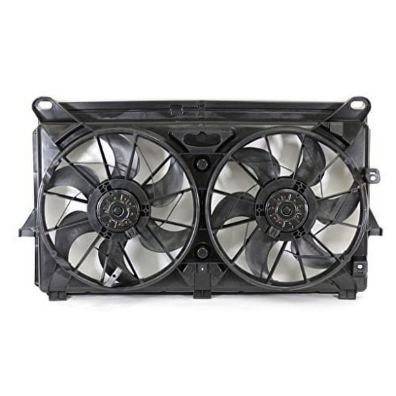 Dual Radiator and Condenser Fan Assembly - Pacific Best Inc. Fit/For GM3115211 07-14 Chevrolet Silverado/Sierra 1500/Yukon/Tahoe/Avalon, 07-11 Escalade 8Cy Without Performance Package