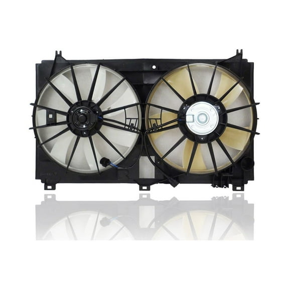 Dual Radiator and Condenser Fan Assembly - Cooling Direct Fit/For 1636331070 06-11 Lexus GS350 3.5L