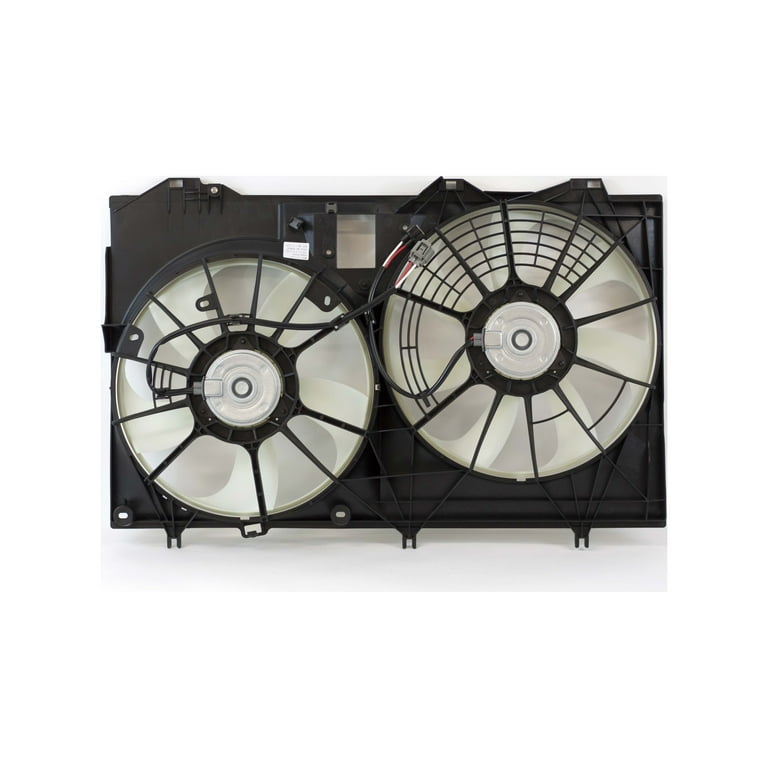 Dual Radiator and Condenser Fan Assembly - Cooling Direct Fit/For  167110P400 17-20 Toyota Sienna 3.5L - Without Fan Control Module