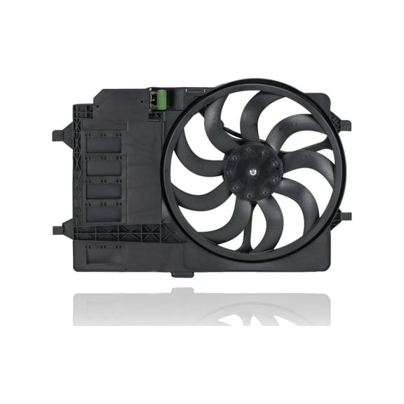 Dual Radiator and Condenser Fan Assembly - Cooling Direct Fit/For 17101475577 02-03 Mini Cooper/Cooper-S