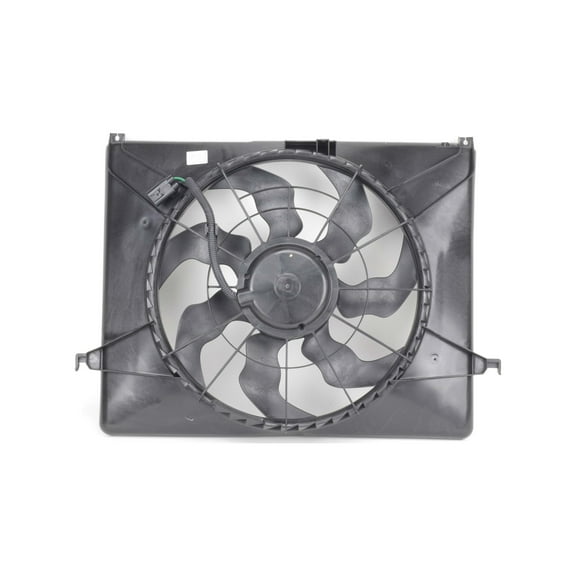 Dual Radiator and Condenser Fan Assembly - Cooling Direct Fit/For 253800A170 09-10 Hyundia Sonata 2.4L Fits select: 2009-2010 HYUNDAI SONATA