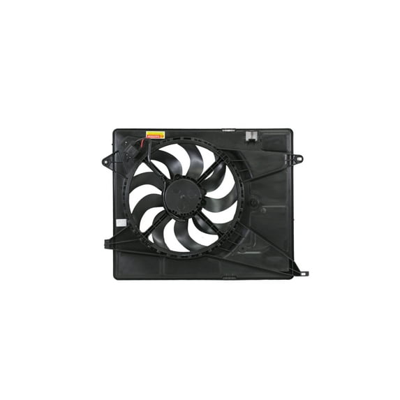 Dual Radiator and Condenser Fan Assembly - Cooling Direct Fit/For 95392642 14-20 Chevrolet Trax 1.4L Fits select: 2014-2016 FIAT 500L