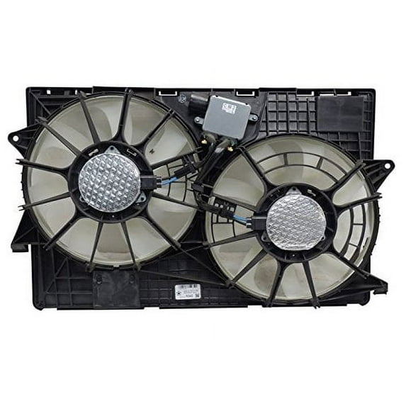 Dual Radiator and Condenser Fan Assembly - Cooling Direct Fit/For CH3115177 14-15 Jeep Cherokee 2.4L, 14-18 3.2L - Heavy Duty