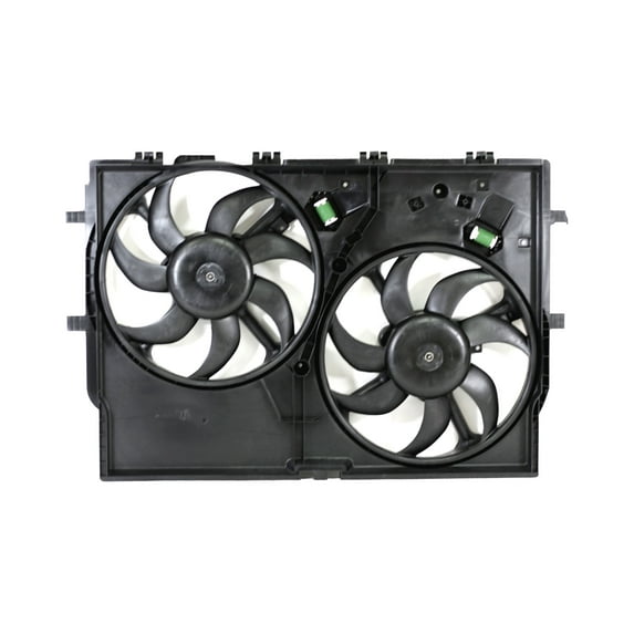 Dual Radiator and Condenser Fan Assembly - Cooling Direct Fit/For CH3115186 14-19 RAM Promaster Cargo Van 3.6L V6 With A/C