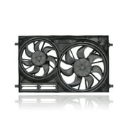 Dual Radiator and Condenser Fan Assembly - Cooling Direct Fit/For FO3115211 15-19 Ford Transit Passenger/Cargo Van 3.5L Turbo/3.7L
