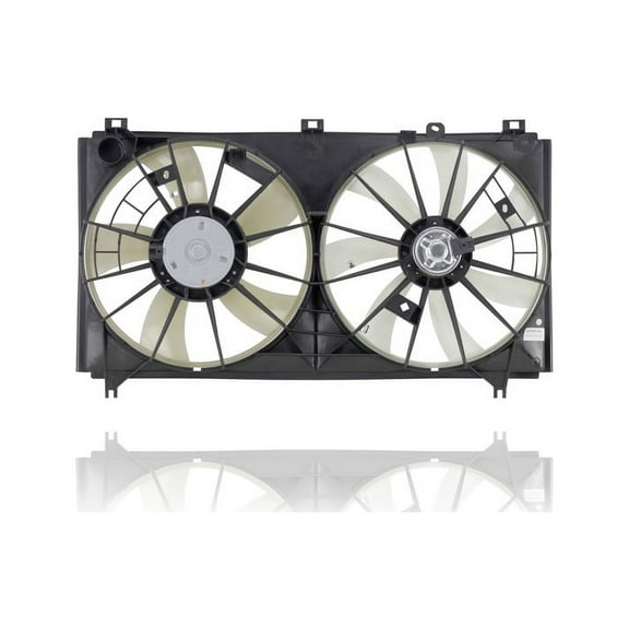 Dual Radiator and Condenser Fan Assembly - Cooling Direct Fit/For LX3115119 09-12 Lexus IS350 - 1636328290