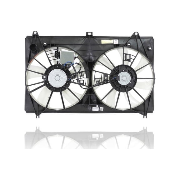Dual Radiator and Condenser Fan Assembly - Cooling Direct Fit/For LX3115134 13-15 Lexus GS350 3.5L - 1671131570