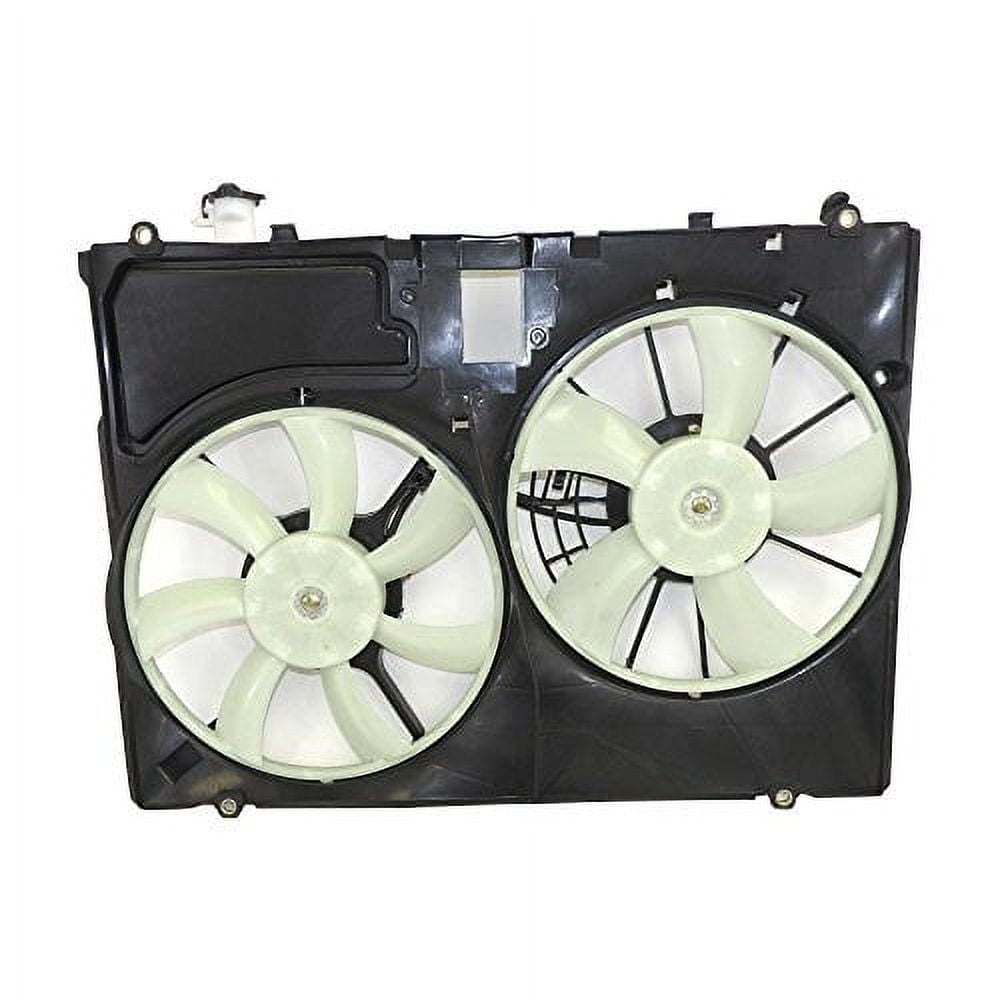 TRQ® RFA83329 - Dual Radiator And Condenser Fan Assembly