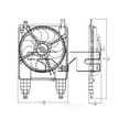 thumbnail image 1 of Dual Radiator and Condenser Fan Assembly Fits 2009 Chevrolet Aveo, 1 of 3