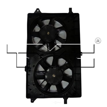 TOM AUTO PARTS Radiator Cooling Fan Assembly For Chevy Camaro 3.6L V6 2010-2011