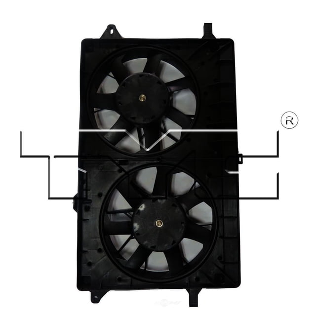 TOM AUTO PARTS Radiator Cooling Fan Assembly For Chevy Camaro 3.6L V6 2010-2011
