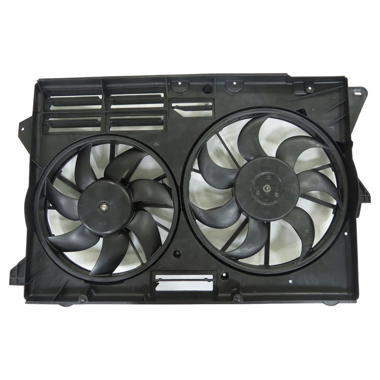 Dual Radiator and Condenser Fan Assembly Fits 2018 Ford Explorer