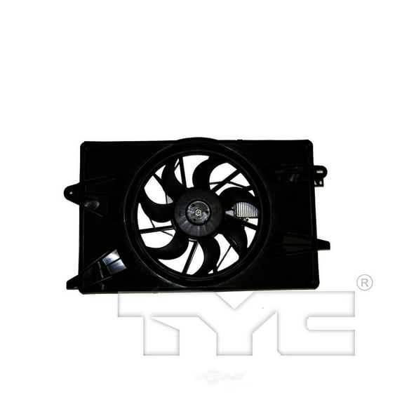 Dual Radiator and Condenser Fan Assembly Fits select: 2013-2016 DODGE DART