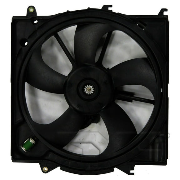 Dual Radiator and Condenser Fan Assembly Fits select: 2015-2017 HYUNDAI SONATA