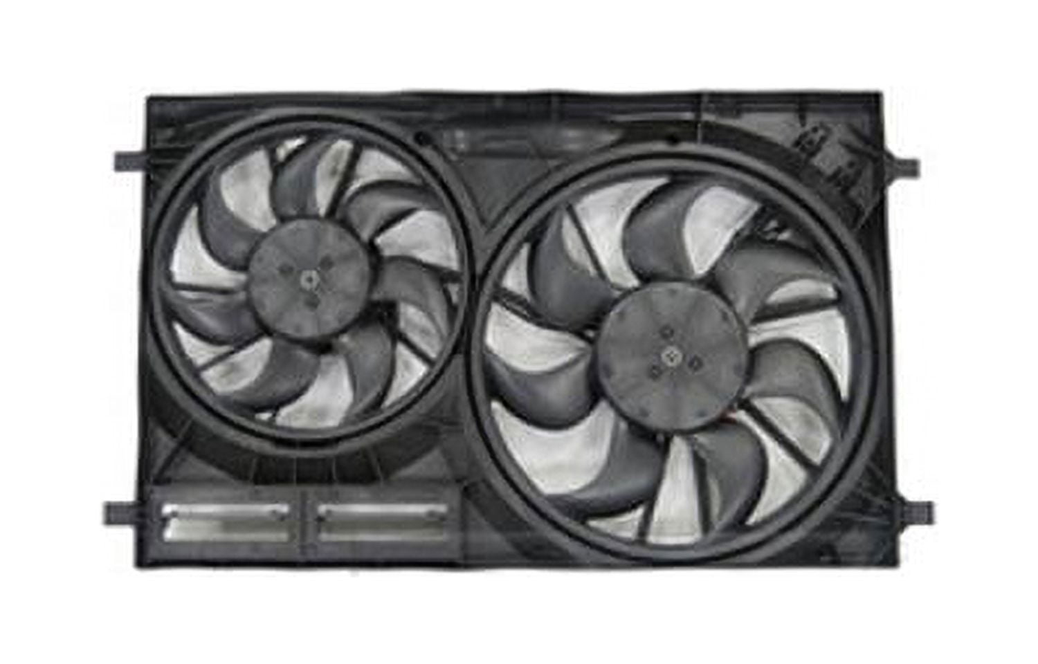 Dual Radiator and Condenser Fan Assembly Fits select: 2015-2019 FORD ...