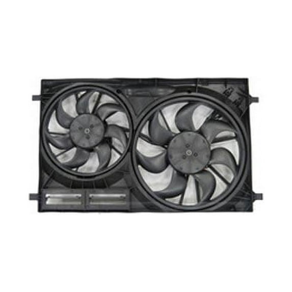 Dual Radiator and Condenser Fan Assembly Fits select: 2015-2019 FORD TRANSIT