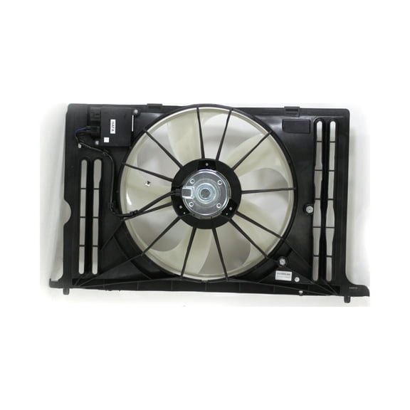 Dual Radiator and Condenser Fan Assembly - Pacific Best Inc. Fit/For 163630T020 09-13 Toyota Corolla Matrix 1.8 Liter - With Module