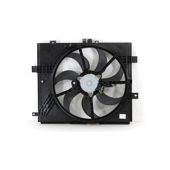 Dual Radiator and Condenser Fan Assembly - Pacific Best Inc. Fit/For 623090 12-17 Nissan Versa-Sedan, 14-19 Versa Note 4-Speed - 1Plug ,4 Pins