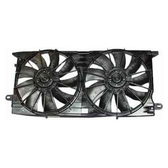 Dual Radiator and Condenser Fan Assembly - Pacific Best Inc. Fit/For GM3115185 98-04 Cadillac Seville