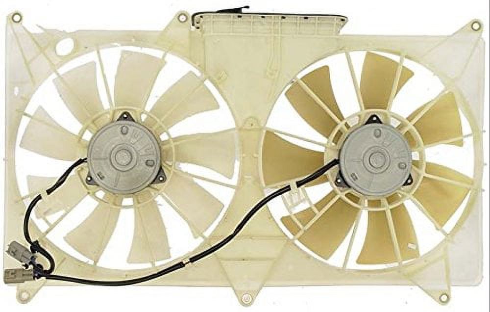 Dual Radiator and Condenser Fan Assembly - Pacific Best Inc. Fit/For  LX3115101 98-03 Lexus GS300 6Cy, 98-00 GS400, 98-05 GS430 8Cy