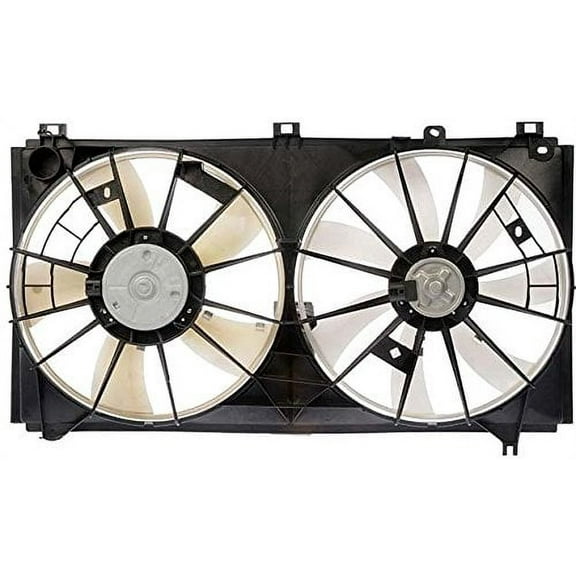 Dual Radiator and Condenser Fan Assembly - Pacific Best Inc. Fit/For LX3120102 06-08 Lexus IS350 3.5L