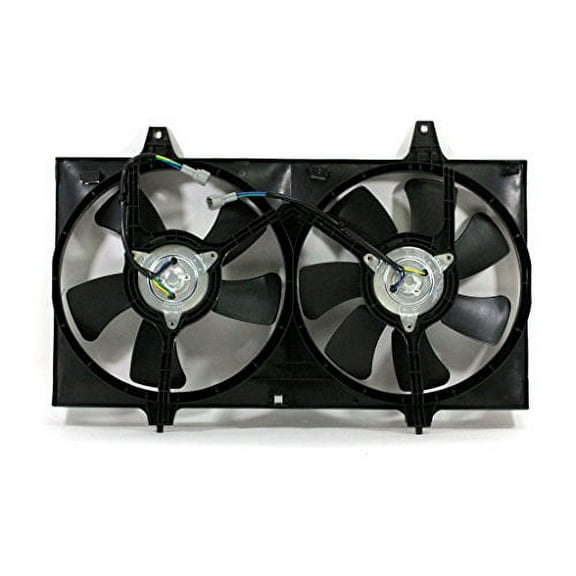 Dual Radiator and Condenser Fan Assembly - Pacific Best Inc. Fit/For NI3115105 98-01 Nissan Altima
