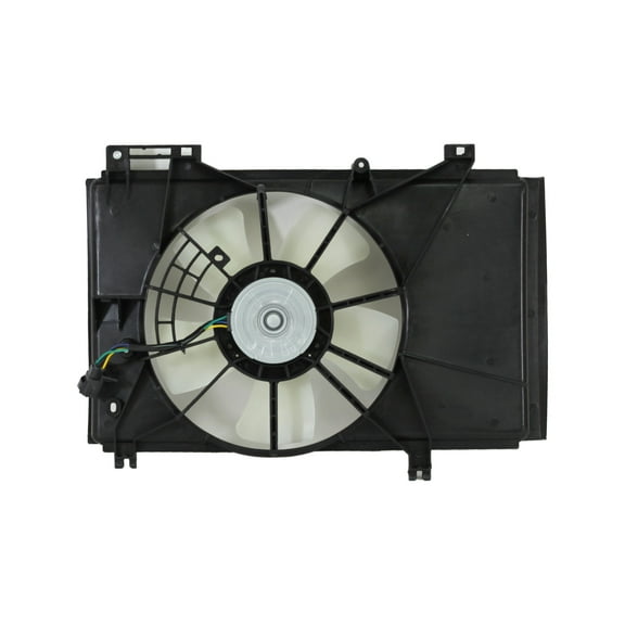 Dual Radiator and Condenser Fan Assembly - Pacific Best Inc. Fit/For ZJ3815025B 11-14 Mazda Mazda2