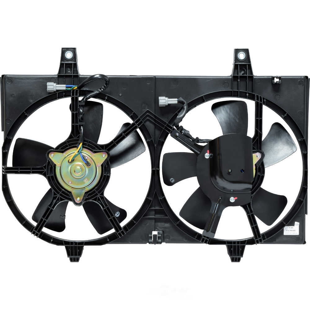 Dual Radiator and Condenser Fan Assembly -- Radiator-Condenser Fan Assy Fits select: 2000-2001 NISSAN MAXIMA, 2000-2001 INFINITI I30