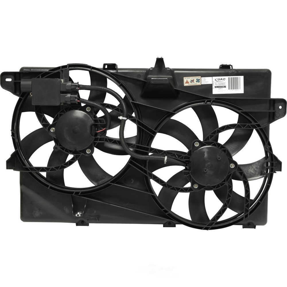 Dual Radiator and Condenser Fan Assembly -- Radiator-Condenser Fan Assy