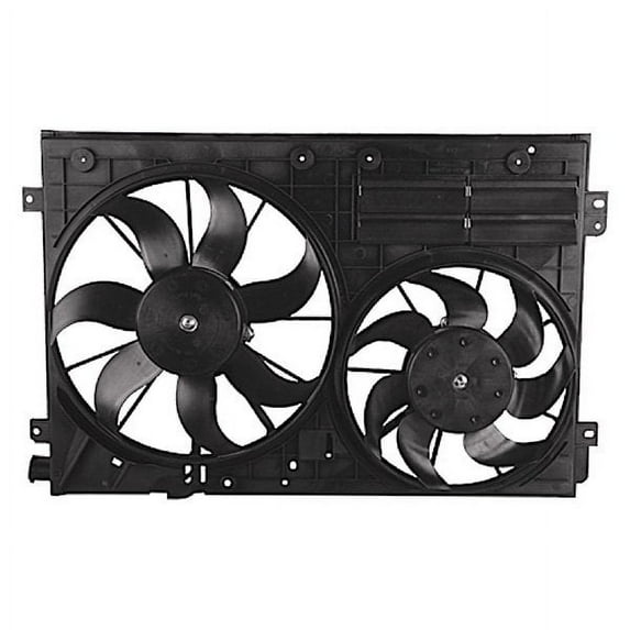 Dual Radiator and Condenser Fan Assembly for Audi A3 2006-2013 VW3115113