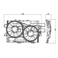 thumbnail image 1 of Dual Radiator and Condenser Fan Assembly, 1 of 2
