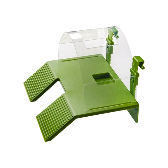Dual Ramp Turtle Basking Platform Secure Hook Mount Reptile Sun Bath Terrace Easy Maintenance Rest Dock for Turtles Amphibians Aquarium Terrarium Habitat