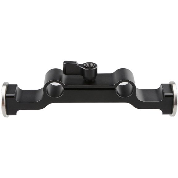 CAMVATE Dual Rod Clamp with ARRI Rosette Adapter, Black Wingnut