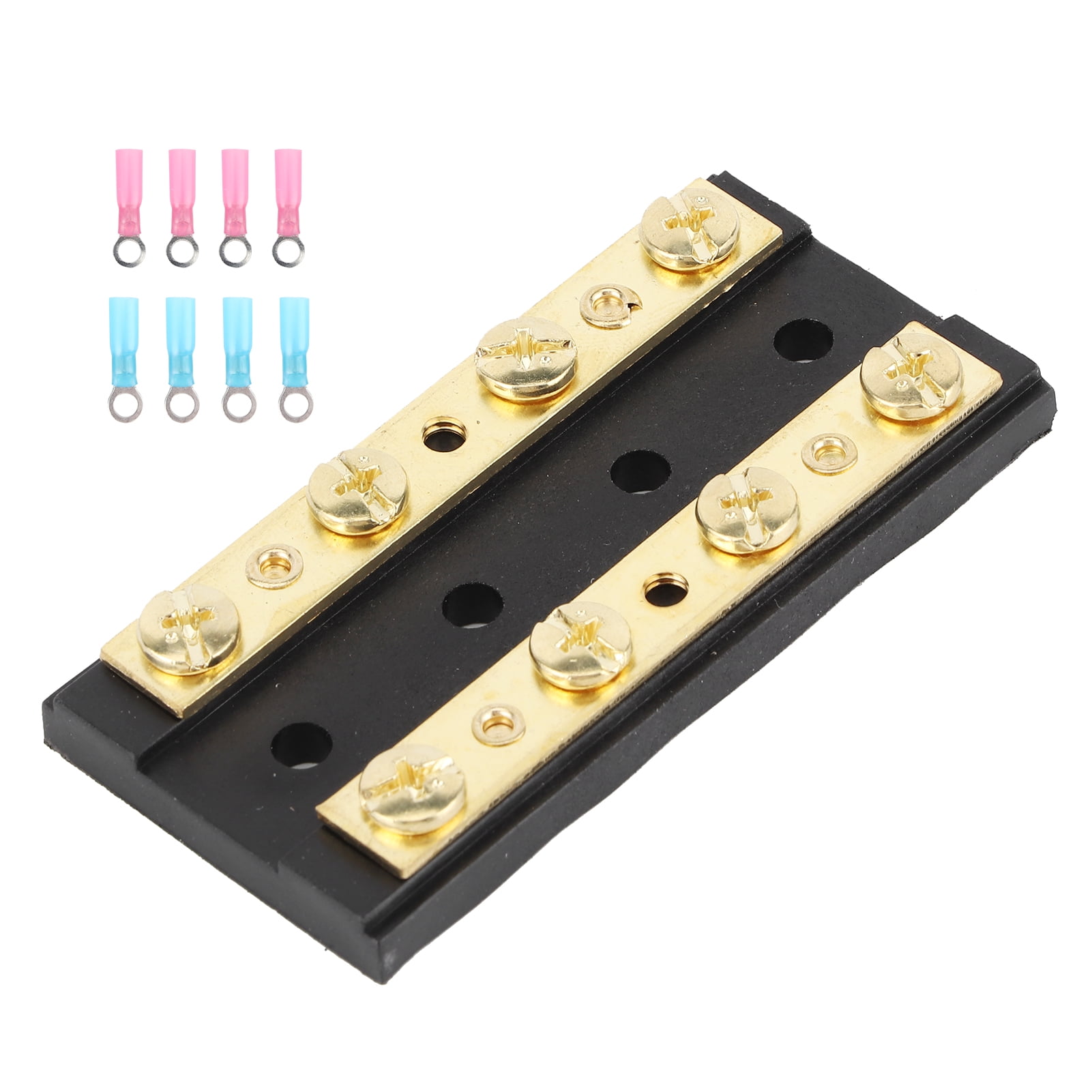 Dual Row Bus Bar, 60A Dual Row Independent Busbar With Heat Shrinkable