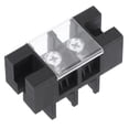 thumbnail image 1 of Dual Rows 2 Positions 600V 75A Cable Block Terminal Strip 1Pcs Black, 1 of 5