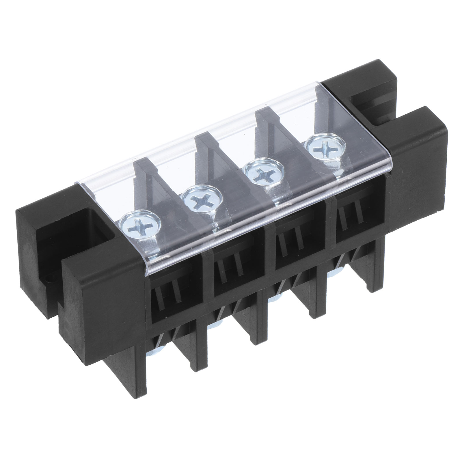Lot De 70 Borniers & Connecteurs - 5 Blocs 4 Positions 600V 15A + Bandes Isolées + Fourches