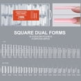 thumbnail image 1 of Dual Sandwich Nail Forms,256Pcs Sandwich Dual Nail Forms for Builder Gel,16 Sizes,Reusable Long Coffin Stiletto Square Molds for Poly Gel DIY Salon,No Shift Top and Bottom Nail Extension Forms Kit, 1 of 6