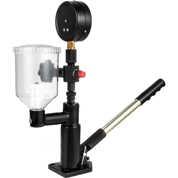 Dual Scale Diesel Injector Tester, 400Bar/6000PSI, for Precision Nozzle Testing&Fuel Pressure Adjustment