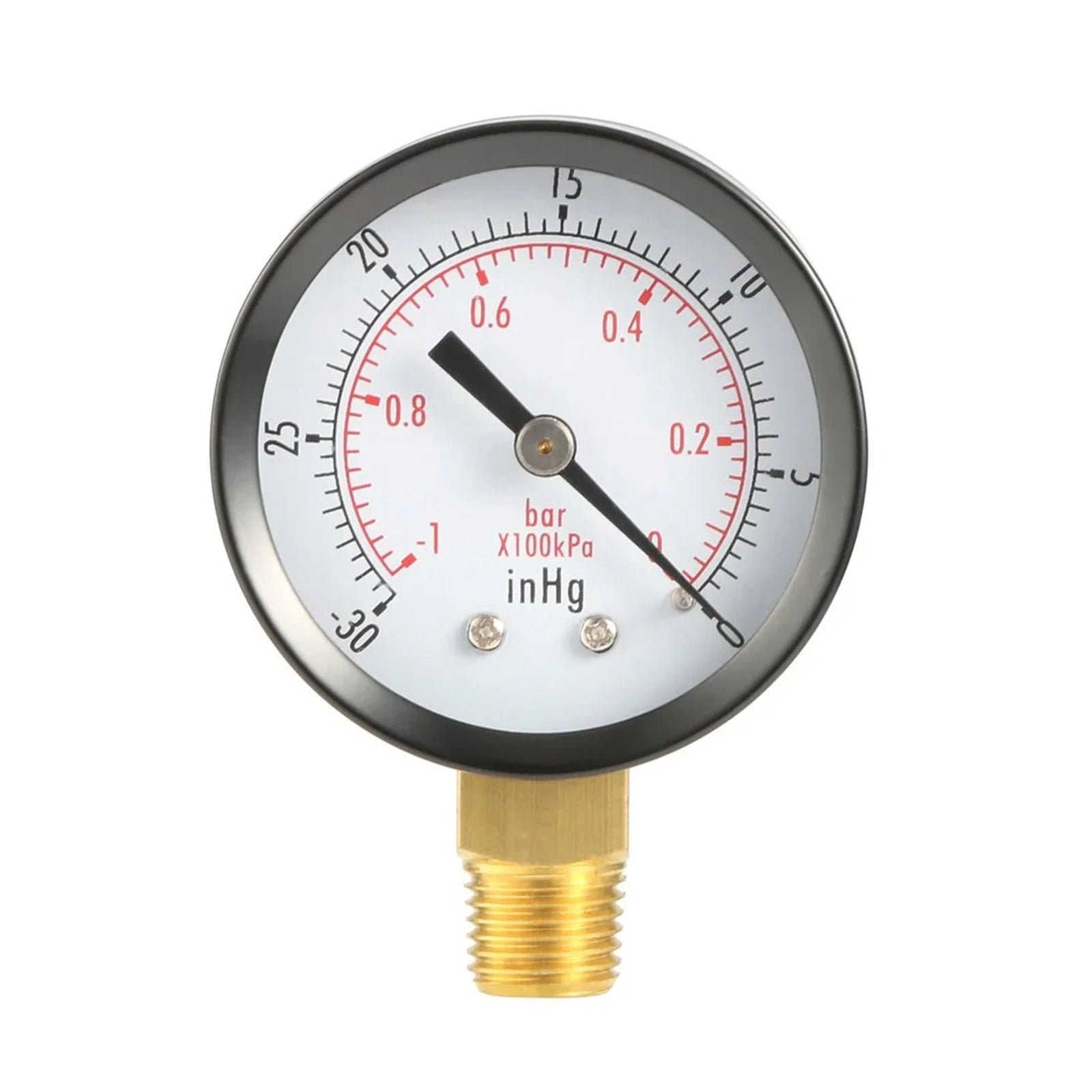 Compres Meter Dual Scale Mechanical Air Compressor Pressure Meter Tire Cylinder ...