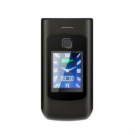 A Dual Screen Flip Phone With 2.6In Inner Display, 2.0In Outer Screen, 4800Mah Battery, Dual Sim, Fm Radio, Camera, Flashlight - Unlocked Senior Cell Phone (Gsm 850/900/1800/1900Mhz)