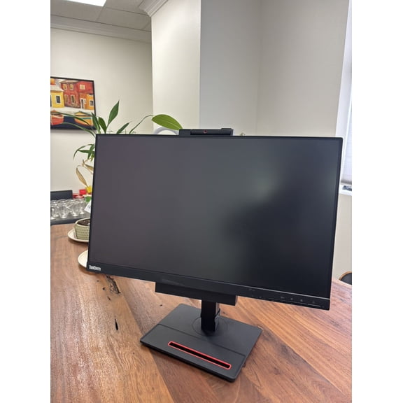 Pre-Owned Dual Screen - Lenovo 24in TIO24 GEN3 FHD 1920x1080 Slim Bezel Desktop Computer Monitor LCD DP