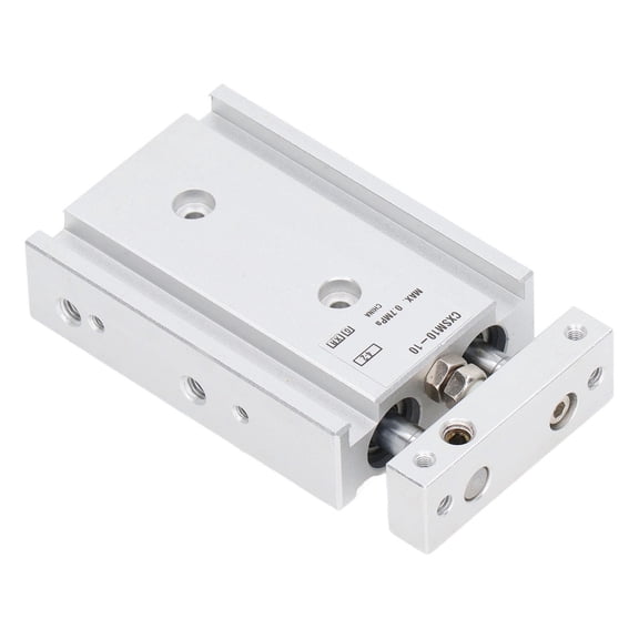 Dual Shaft Pneumatic Air Cylinder Double Acting 0.1-0.7Mpa 10mm Bore 10mm Stroke CXSM10-10 Mini Piston Rod Gas Actuator Replacement Accessory for Vehicles and Industrial Machinery