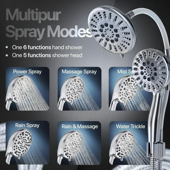 ® Dual Shower Head Combo